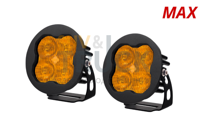 Противотуманные желтые LED-фары SS3 Pod MAX SAE